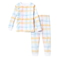 thumbnail image 3 of WOYY Big Boys Striped Outfits Long Sleeve Top Pants Soft Kids Sleepwear, Sizes 8-9, 3 of 3