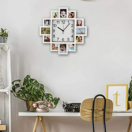 Diy Frame Clock Wall Modern Design Photo Plastic Art Pictures Unique Klok Home Decor Make Your Own Multi Canada