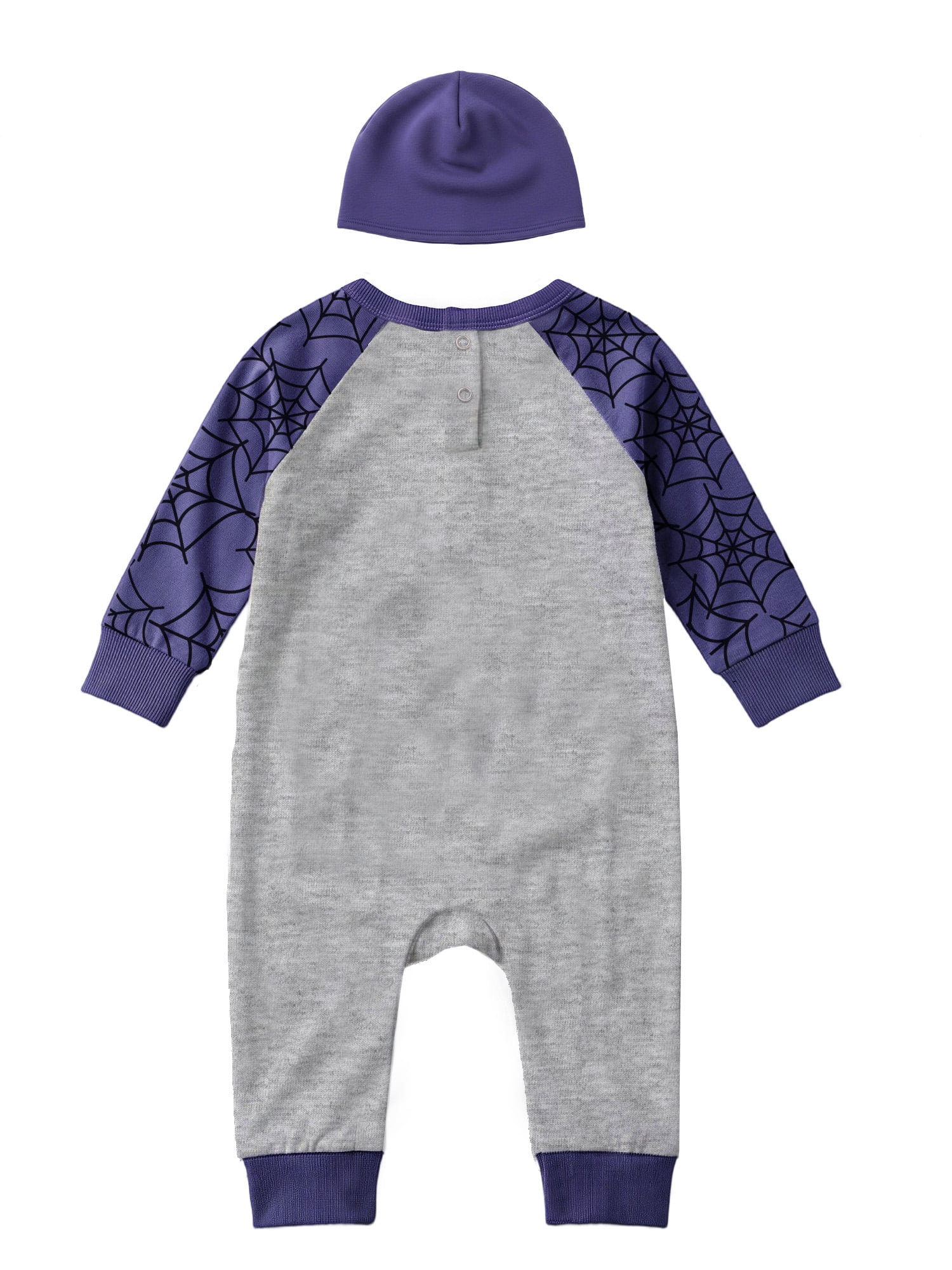 Stitch Baby Boy Long Sleeve Coverall & Hat, Sizes 0-24 Months