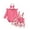 A05-ZA Hot Pink, variant on CAICJ98 Newborn Baby Girl Clothes Fall Winter Overall Dress Outfits Long Sleeve Ribbed Romper Top Infant Skirt Set (Red,3-6 Months)