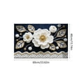 thumbnail image 3 of Bathroom Rugs, Roses Leaves Botanical Aesthetic Boho Floral Bath Mat, Unique Chic Outdoor Rug, Soft Non Slip Floor Rugs for Living Room Doormat(Not 3D), 3 of 6