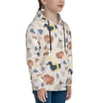 thumbnail image 3 of Kdxio Dogs Pattern Boys Athletic Unisex Boys Girls Hoodie with Pocket Sweatshirts-Large, 3 of 6