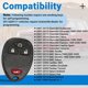 thumbnail image 2 of Keyless Entry Remote Car Key Fob Compatible with Chevy Silverado Avalanche, 2 of 5