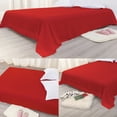 thumbnail image 4 of Flxxie 1800 Count Soft Brushed Microfiber Flat Sheet, Shrinkage, Fade Resistant Bedding Top Sheet, Easy Care, Red, Full, 81"x96" with 4" hem, 4 of 6