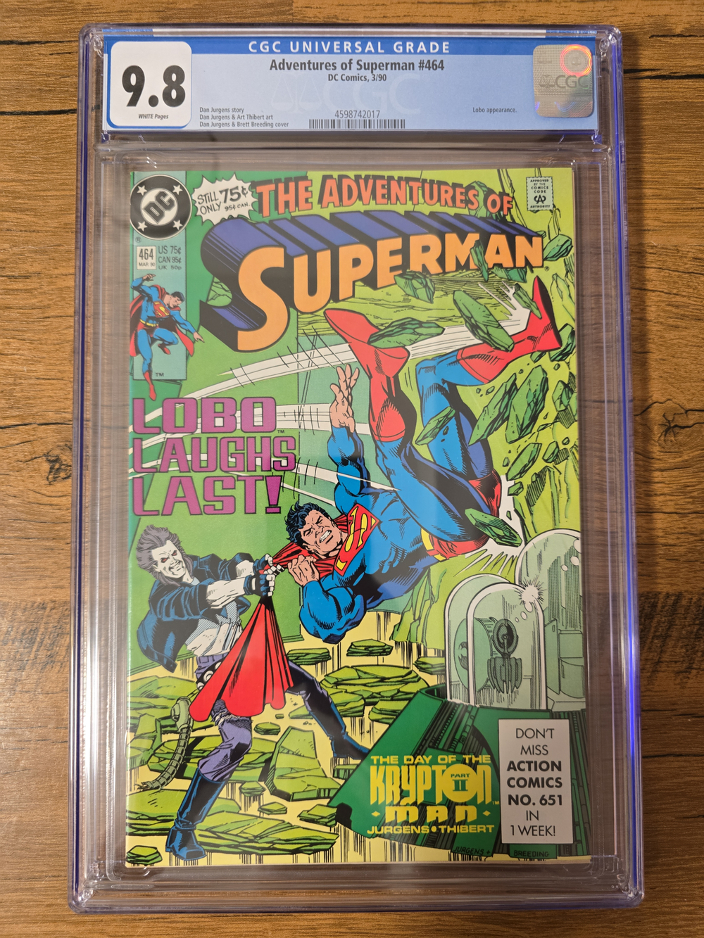 Cover of Adventures of Superman #464