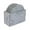 Gray, variant on Set of 12 Durable Round Placemats with Matching Holder for Dining Table for Indoor and Outdoor Use Stylish Light Grey Design