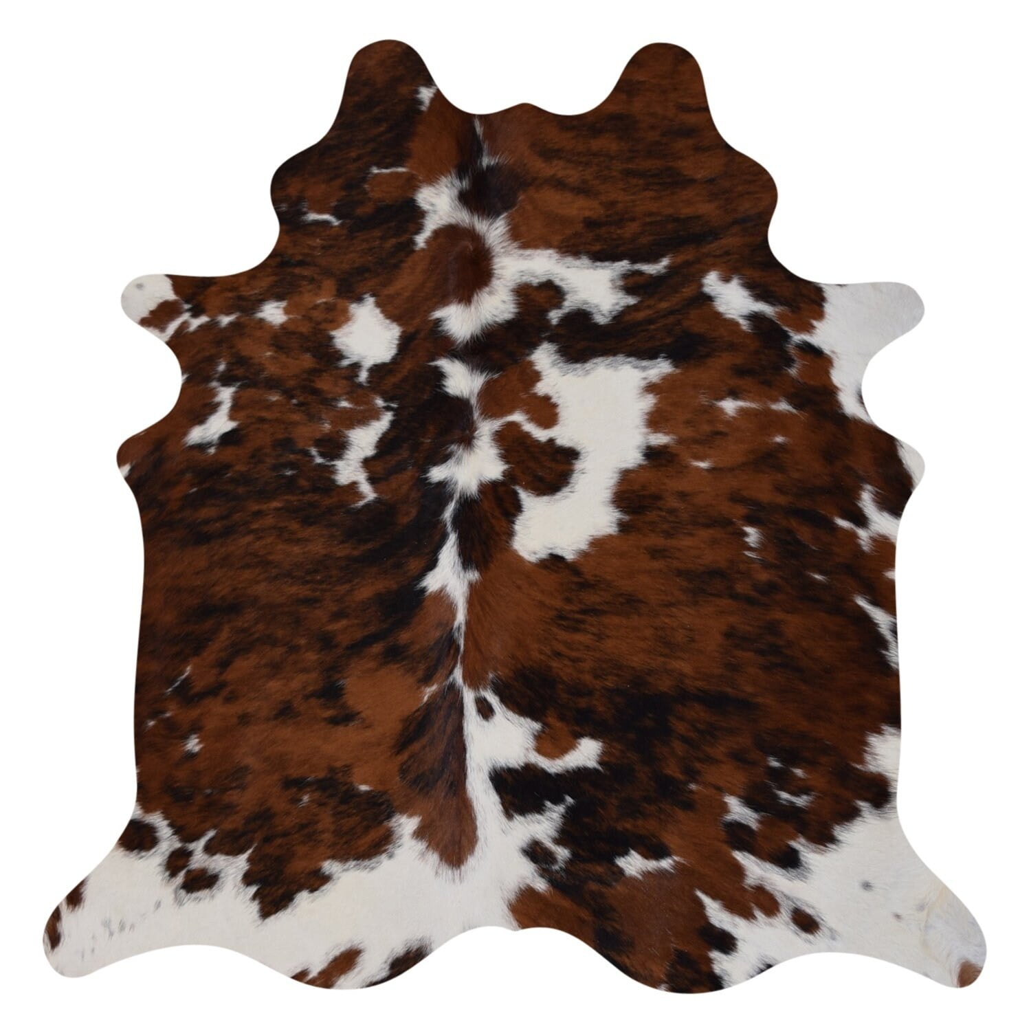 large Brindle Cowhide Cow hide Animal skin Rugs 6X5 Ft Cow Skin Rugs White Chena Cowhide Rug Cowhide Gifts