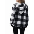 thumbnail image 4 of Women's Sherpa Pullover Sweatshirt Faux Fleece Quarter Zip Hoodie Double Fuzzy Hoodies with Pockets, 4 of 7