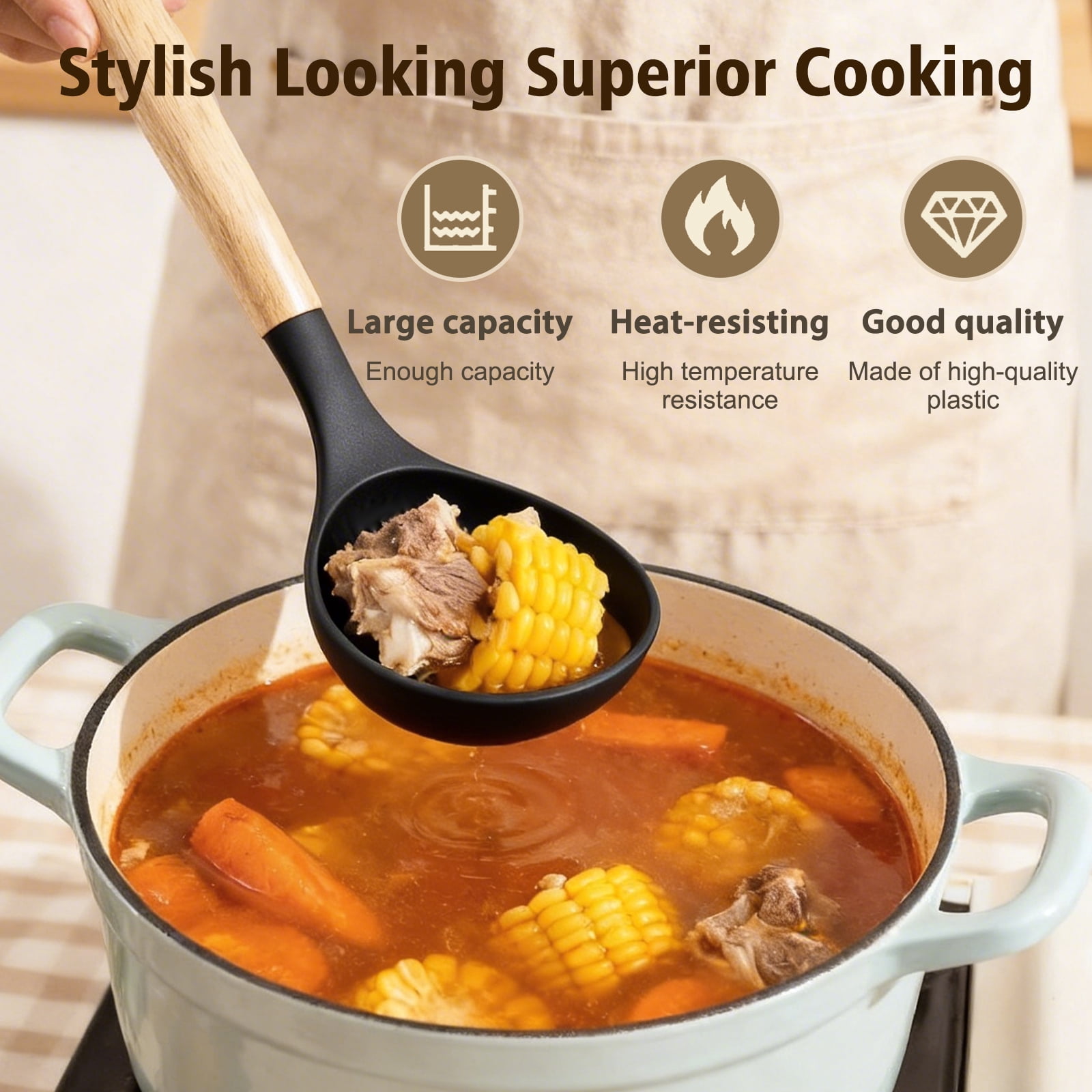 Silicone Cooking Utensils Set, Heat Resistant Kitchen Tools, 36 PCS Non-Stick Silicone Cooking Kitchen Utensils, Black