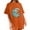 Orange, variant on Fesfesfes Womens T Shirt Women's Short Sleeve Summer Beach Printed Casual Top Pullover T-shirt Shirt for Women S(US:4)