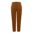 thumbnail image 5 of RPVATI Womens Hyper Ultra Stretch Comfy Pants Colored Mid-Rise Skinny Jean Juniors Jegging Earthy Yellow S, 5 of 7