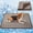 Brown, variant on Cooling Pet Mat, Machine Washable Lightweight Ice Silk Dog Cooling Blanket for Summer Heat, Portable Travel Car Crate Mattress Cover