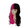 thumbnail image 2 of Movie Draculaura Cosplay Costume Wigs Long Black Pink Heat Resistant Synthetic Hair Halloween Party Role Play Carnival Props, 2 of 4