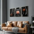 thumbnail image 3 of Basketball Posters Black White Canvas Wall Hieng Pictures Prints for Mens Teen Boys Room Bedroom Dormitory Office Wall Decor, 3 of 6