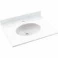 thumbnail image 5 of Swan Ellipse Solid Surface 19'' Single Bathroom Vanity Top, 5 of 7