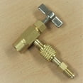 thumbnail image 2 of Lefu 3PC Auto-Scellage R1234yf A/C Peut Robinet 1/2" ACME LH 1/4" SAE Mâle R12 R134a, 2 of 9
