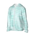 thumbnail image 2 of Gaeub Blue Bright Men's and Women's UPF 50+ Long-Sleeved Sun Protection Clothing, Fishing Shirt Long Sleeve Zip - X-Large, 2 of 9