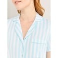 thumbnail image 6 of Joyspun Women's Dreamy Soft Collection Notch Collar Top and Shorts Pajama Set, 2-Piece, Sizes XS-3X, 6 of 7