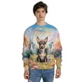 thumbnail image 4 of Welcome Spring Fairy Toy Fox Terrier in Flower Meadow All Over Print 3D Sweatshirt Unisex Merch Dog Lover - 13002, 4 of 6