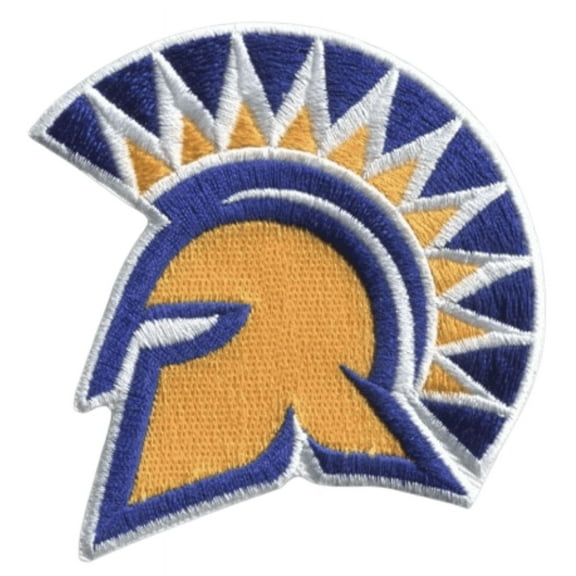 Official Licensed San Jose State University (SJSU) 2.875"W x 3"H Hook Velcro Patch (Not an Iron-on Patch)