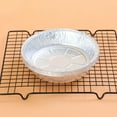 thumbnail image 3 of Langgg 50Pcs Aluminum Foil Tray Air Fryer Disposable Pan Liner for Baking Sheet 7inch, 3 of 8