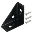 thumbnail image 2 of Triangular Support Brackets TASTAN Triangular Corner Bracket Support with Stainless Screws - Heavy-Duty Metal Connector for Wooden Shelving, Bookshelf, Bed, Table, Desk & Cabinet | Easy Assembly, B, 2 of 9