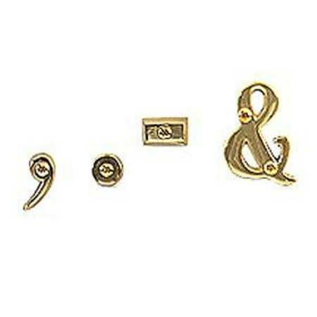 Salsbury Solid Brass Punctuation Mark