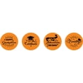 thumbnail image 2 of Darling Souvenir Graduation Theme Stickers&nbsp;Candy&nbsp;Chocolate Labels Pack of 190 Pcs-Orange, 2 of 2