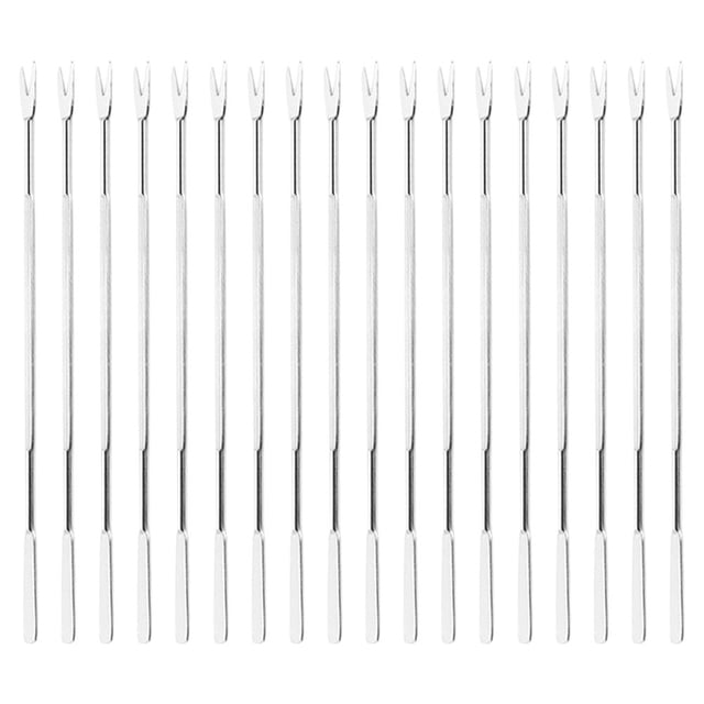 IDEANATEGRATE 24Ud Herramientas Para Cangrejo De Acero Inoxidable Con Doble Uso Y Multifuncional Plata