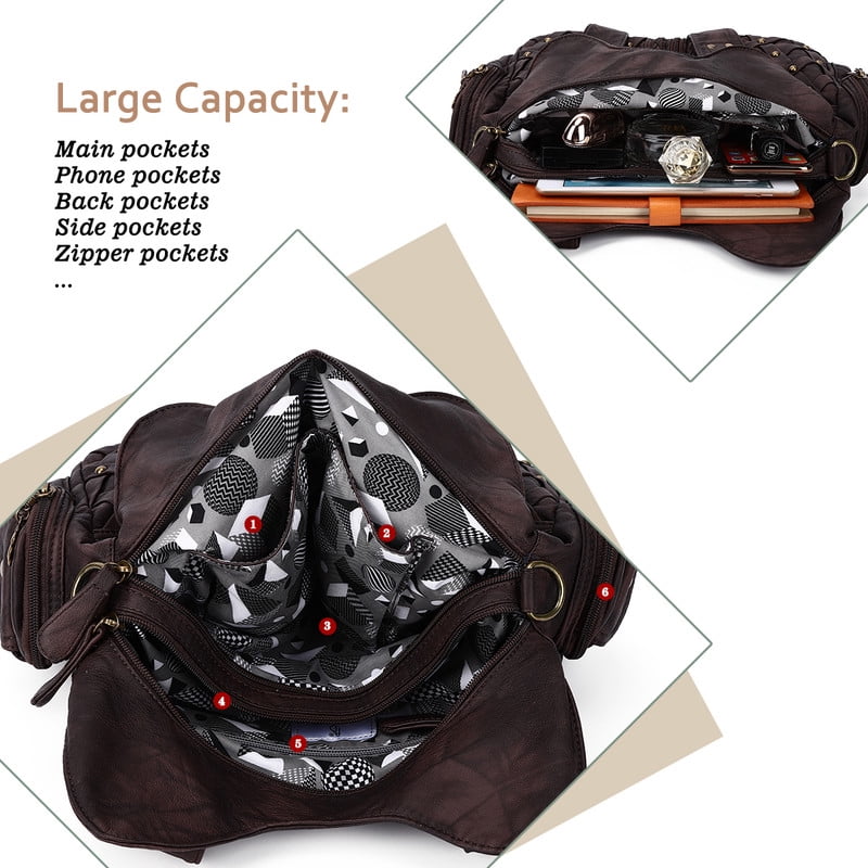 Angel Barcelo Purses for Women handbag Shoulder Bag Multi pocket wallet crossbody bag
