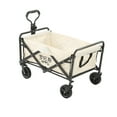 thumbnail image 4 of Carrito de camping plegable Nikou de cuatro ruedas portátil de tela Oxford color amarillo, 4 of 15