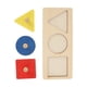 thumbnail image 2 of Juguete de rompecabezas con perilla, para bebés y niños pequeños, rompecabezas con forma geométrica de 3 colores, rompecabezas con forma geométrica, resistente y resistente, 2 of 8