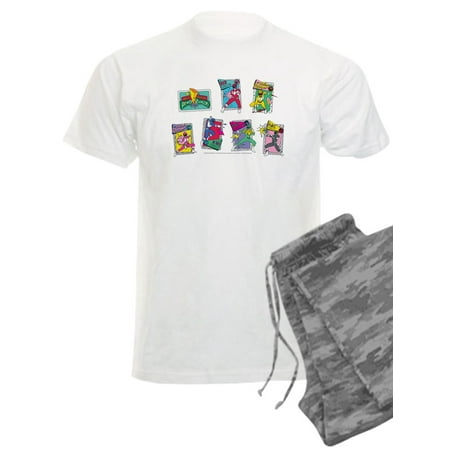 

CafePress - Power Rangers Group Shots - Men s Light Pajamas