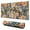 Pioneer Flower Floral-2, variant on Long Mouse Pads for Desk,Pioneer Flower Floral Print Pattern Desk Mats on Top Of Desks, Desk Mouse Pad Extra Large with 3mm Non-Slip Base and Stitched Edge for Gaming,Office,Work,Home 31.5"x11.8"