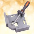thumbnail image 2 of TUIBELYN 90 Degree Right Angle Clamp for Woodworking Single Handle 2- Fixture Clamp Adjustable Aluminum Alloy Corner Vise for Drilling Furniture Installing Woodwork Framing, 2 of 8