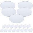 thumbnail image 1 of 20 Pcs DIY Mirror Women Make Up Use Mirror Mini Oval Shape Unfinished Mirror Lens for DIY Art Craft (Large Style), 1 of 3