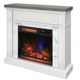 thumbnail image 4 of duraflame® Wall Mantel Electric Fireplace, Bright White, 4 of 11