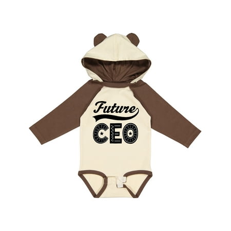 

Inktastic Future CEO Boss Gift Gift Baby Boy or Baby Girl Long Sleeve Bodysuit