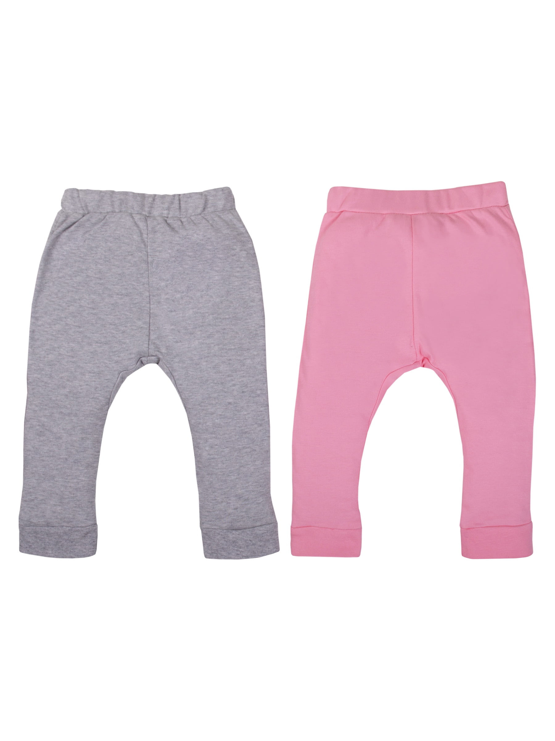 2 Pack LAMAZE Baby Girls' Super Combed Natural Cotton Pull on Jogger Pants