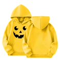 thumbnail image 5 of Girls Oversized Hoodies Halloween Pumpkin Graphic Hooded Sweatshirts Teen Kids Cute Funny Pullover Tops Cotton Casual Fashion Sweater, 5 of 6