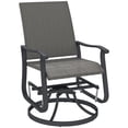 thumbnail image 1 of Outsunny Wicker Outdoor Glider Chair, Rattan Patio Swivel Glider, Grey, 1 of 10