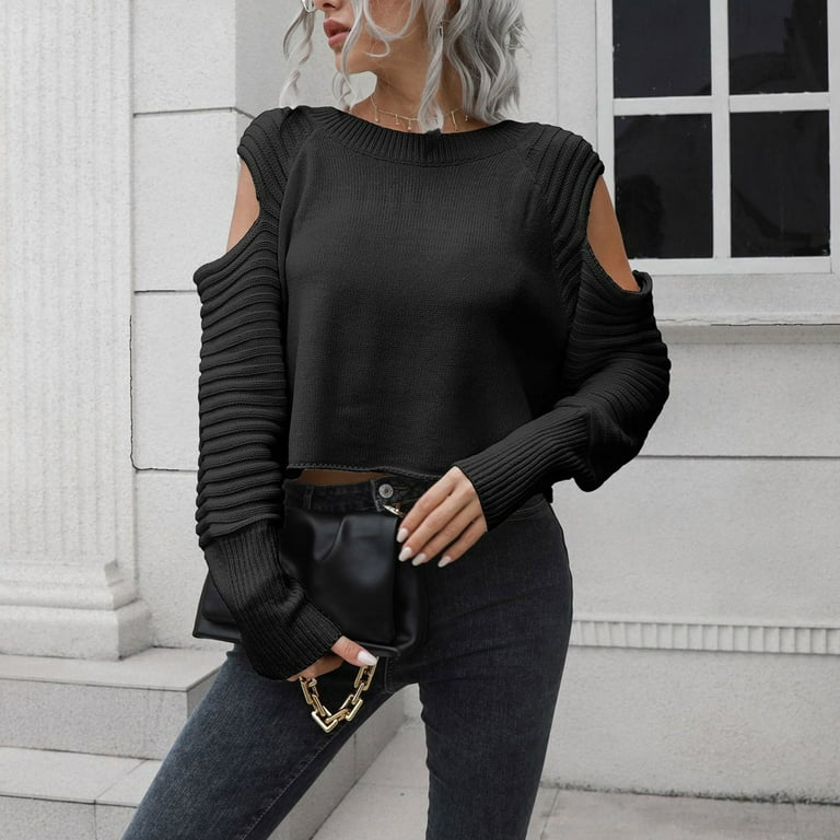 Lightweight off the shoulder sweater clearance
