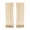 Khaki, variant on White Window Drapery Decorations Linen Style Curtain Making The Window Wear The Coat Polyester Fabric 2-Piece Set Size 59.06 Inches By 106.3 Inches Each Weight 2.65 Lb