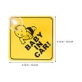 thumbnail image 2 of OUNONA 10Pcs Baby On Board Car Sticker For Driving Safety PP PVC Suction Cup Mounting, 2 of 8