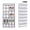 28 Grids-2PCS, variant on 24Large Pockets Door Shoe Organizer-Hold up to 12 Pairs of Shoes with 4 Hooks, 2Pack