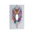 thumbnail image 2 of Switch Panel Switch Decoration 2.76x4.53x0.28 Inches Unused Outlet Cover Switch Plate Wall Plates Living Room Kitchen Bedroom Study Switches Color Art Cool Tiger, 2 of 8