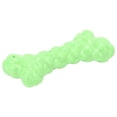 thumbnail image 1 of Squeak Bone Dog Toy Teeth Cleaning Squeaky Interactive Dog Bones for Small Medium Large BreedGreen, 1 of 9