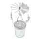thumbnail image 2 of Candelabro Giratorio PENGJTMXG Forma de Molino de Viento Color Plata Tamaño 8x8x16,5cm, 2 of 4