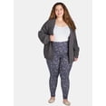 thumbnail image 2 of Terra & Sky Women's Plus High Rise Leggings, 27” Inseam, Sizes 0X-4X, 2 of 5