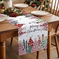 thumbnail image 3 of Christmas Tree Dresser Scarf Farmhouse, Dining Table Decorations for Wedding/Parties, Xmas Trees Snowflake Winter Table Runner 108 Inches Long for Kitchen Dining, 13 x 108 In, 3 of 9